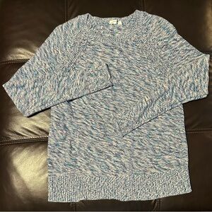 GAP Blue and White Women's Sweater size medium NWOT